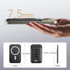 Portfel na karty Magnetic Wallet MagSafe z podstawką i uchwytem na palec - czarny