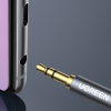 Kabel przedłużacz audio mini jack 3.5mm 5m - srebrny