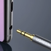 Kabel przedłużacz audio mini jack 3.5mm 5m - srebrny