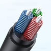Kabel przedłużacz audio mini jack 3.5mm 5m - srebrny