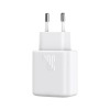 Ładowarka sieciowa USB-C PD 30W QC SFC - biała
