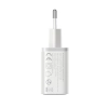 Ładowarka sieciowa USB-C - USB-A 30W PD - biała