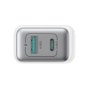 Ładowarka sieciowa USB-C - USB-A 30W PD - biała