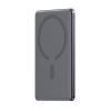 Powerbank 5000mAh USB-C 20W PD i ładowaniem indukcyjnym 15W - szary