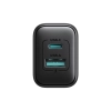 Ładowarka sieciowa USB-C i USB-A 25W SFC PPS PD - czarna