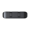 Powerbank 10000mAh z wbudowanymi kablami USB-C iPhone Lightning - czarny