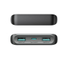 Powerbank 10000mAh 25W 2x USB-A 1x USB-C SFC - czarny