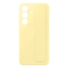 Etui case Samsung Standing Grip Case z uchwytem i podstawką do Galaxy S24 FE - żółte
