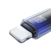 Kabel przewód Crystal-Clear Series 60W USB-C - USB-C 1.2m - czarny
