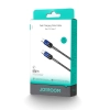 Kabel przewód Crystal-Clear Series 60W USB-C - USB-C 1.2m - czarny