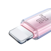 Kabel przewód Crystal-Clear Series 30W USB-C - iPhone Lightning 1.2m - biały