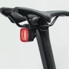 Lampka rowerowa LED czerwona tylna system hamowania STOP USB-C - czarna
