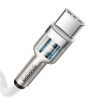 Kabel przewód USB-C - USB-C Series Metal Data PD QC SCP 100W 5A 1m - biały