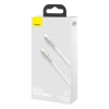Kabel przewód do iPhone USB-C - Lightning Series Metal Data 20W PD 2m - biały