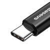 Kabel przewód spiralny Fish Eye USB-A - USB-C 2A 1m - czarny