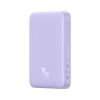 Powerbank magnetyczny indukcyjny 10000mAh 20W + kabel USB-C - fioletowy