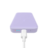 Powerbank magnetyczny indukcyjny 10000mAh 20W + kabel USB-C - fioletowy