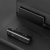 Lampka rowerowa przednia z funkcją latarki biała 600lm IPX6 USB-C - czarna