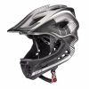 Kask rowerowy MTB dziecięcy z odpinaną szczęką rozmiar L - szary