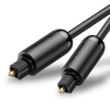 Kabel przewód optyczny audio Toslink SPDIF 2m - czarny