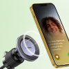 Uchwyt samochodowy magnetyczny na telefon do kratki nawiewu - czarny
