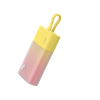 Powerbank Popsicle 5200mAh 20W z kablem Lightning 60W/20V/3A/30cm - zółto-różowy