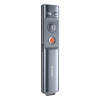 Wskaźnik laserowy z pilotem do prezentacji do 100m WiFi 2.4GHz USB-A/C - szary