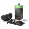 Okulary rowerowe fotochromowe UV400 z etui SP216BK - czarno-czerwone