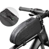Torba rowerowa mocowana na ramę wodoodporna 1.5l AS-019 - czarna