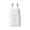 Ładowarka sieciowa USB-C USB-A 20W PD QC 3.0 - biała