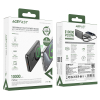 Powerbank magnetyczny 10000mAh PD20W MagSafe ultra cienki - czarny