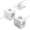 7w1 Listwa zasilająca KOSTKA PowerCombo 3x AC / 3x USB-A / 1x USB-C 20W 1.5 m - biała