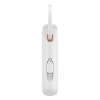 Powerbank QPow 2 20000mAh 30W z 2 wbudowanymi kablami USB-C - biały