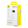 Powerbank QPow 2 20000mAh 30W z 2 wbudowanymi kablami USB-C - biały