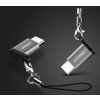 Adapter przejściówka z micro USB na USB-C - czarny