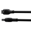 Kabel przewód wytrzymały Flash 2 USB-A - USB-C 100W 1m - czarny