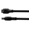 Kabel przewód wytrzymały Flash 2 USB-A - USB-C 100W 1m - czarny