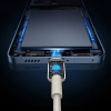 Kabel przewód Tungsten Gold USB-C 100W 2m - złoty