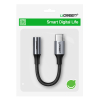 Adapter do słuchawek mini jack 3.5 mm (żeński) - USB-C (męski) 10cm - szary