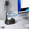 Stacja dokująca do dysków SATA 2.5'' 3.5'' SSD HHD z USB 3.0 zasilacz EU - czarna