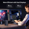 13w1 Stacja dokująca Thunderbolt 4 / USB-A / DP / RJ45 / czytnik SD TF / USB-C / mini jack