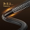 Kabel przewód HDMI 2.1 8K certyfikowany 5 m - szary