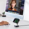 3w1 Ładowarka indukcyjna MagSafe Qi2 USB-C do telefonu słuchawek - czarna