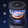 3w1 Ładowarka indukcyjna MagSafe Qi2 USB-C do telefonu słuchawek - czarna