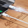 Kabel przewód USB-C - USB-C PD QC AFC 1.5m - biały