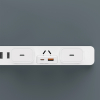 Ładowarka sieciowa GaN 30W USB-A - USB-C z kablem USB-C - biała