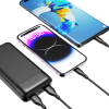 Powerbank K18-1W 10000mAh USB-A / USB-C / Micro USB - czarny
