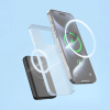 Powerbank K14S+ 10000mAh z podstawką 20W USB-A / USB-C / MagSafe - czarny