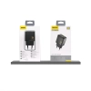 Ładowarka sieciowa 2.4A USB-A - czarna