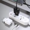 Ładowarka sieciowa PD20W GaN USB-C - czarna